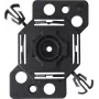 Bachmann 375.542 Piastra di montaggio singola 50x50 mm, nero