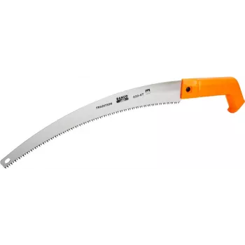 Bahco 340-6T sega per rami con lama da 360 mm cromata dura, dentatura XT, 6 TPI, impugnatura ergonomica in due materiali, arancione