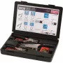 Bahco 9938 set pinze per anelli di sicurezza, 4 pezzi, 180 mm, interni/esterni, dritti/curvi, borsa arrotolabile