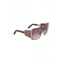 Balmain BPS-102M-146 occhiali da sole unisex - nero con tonalità oro, lenti grigie, 61/14/145 mm