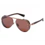 BALMAIN BPS-125E-62 occhiali da sole uomo Pilot gunmetal grigio 62mm