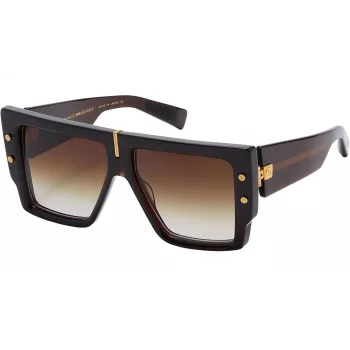 BALMAIN Occhiali da sole donna BPS-144C-57 montatura cat eye in acetato lenti grigie 57/14/145 mm