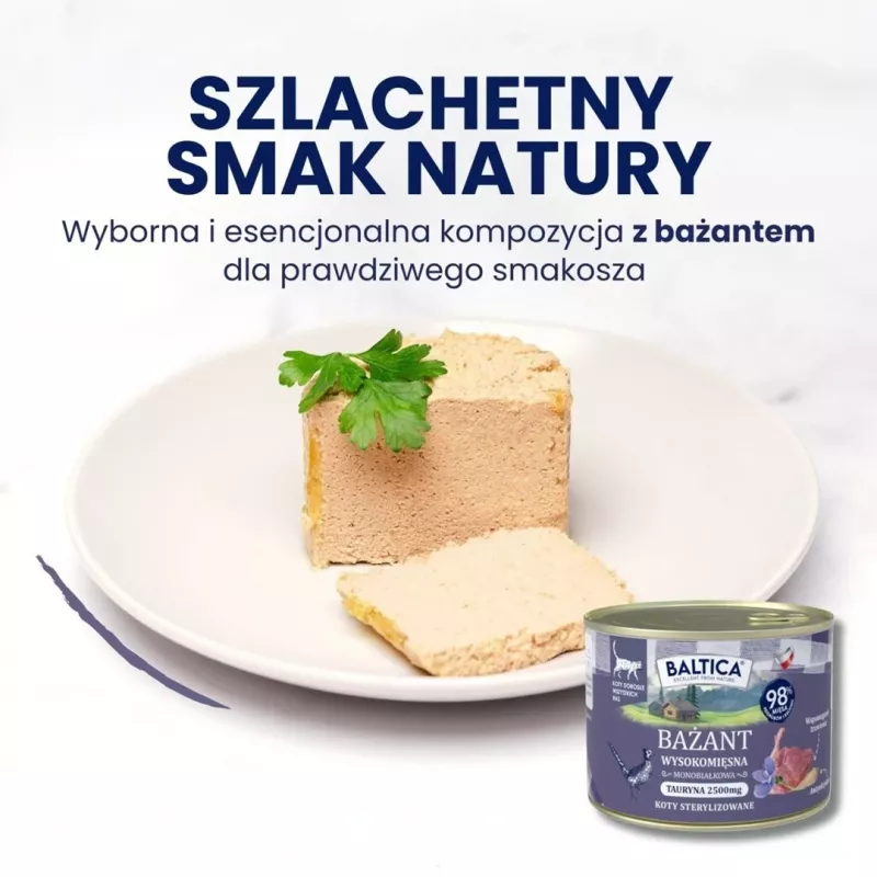 BALTICA Regional Flavours cibo per gatti adult fagiano 400g