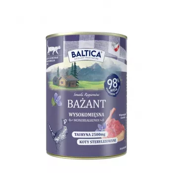 BALTICA Regional Flavours cibo per gatti adult fagiano 400g