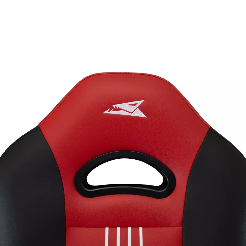 Baracuda ABALONE-B/R sedia gaming nero/rosso – pelle PU ergonomica, braccioli 2D, gas lift classe 4