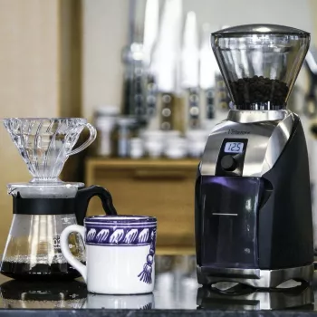 Baratza Virtuoso+ macinacaffè con macine coniche 70 W nero argento