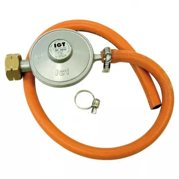 Barbecook BC-ACC-7184 Regolatore di pressione gas Paesi Bassi con tubo, 30 mbar