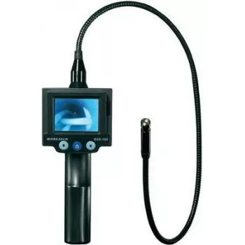 Basetech BSK-100 endoscopio videocamera di ispezione con sonda da 9,8 mm, cavo da 59 cm, display TFT da 2,31 pollici, impermeabile IP67, illuminazione LED