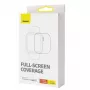 Baseus Pellicola Protettiva NanoCrystal 41mm per Apple Watch 7/8/9, Confezione da 2, Trasparente