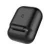 Baseus Apple custodia protettiva in silicone 2in1 e caricabatterie wireless per AirPods nero