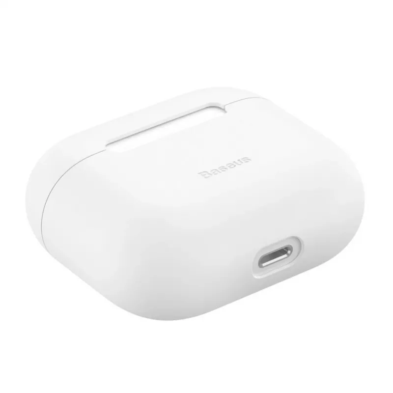 Baseus Apple AirPods 3 Cover in silicone ultra sottile bianca