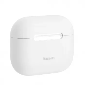 Baseus Apple AirPods 3 Cover in silicone ultra sottile bianca