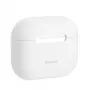 Baseus Apple AirPods 3 Cover in silicone ultra sottile bianca