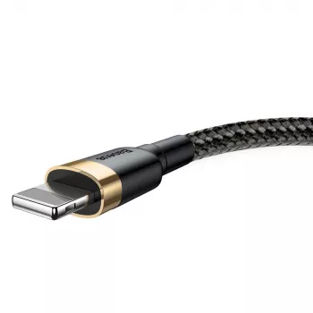 Baseus Cafule cavo Lightning 2A 3m oro/nero (CALKLF-RV1)