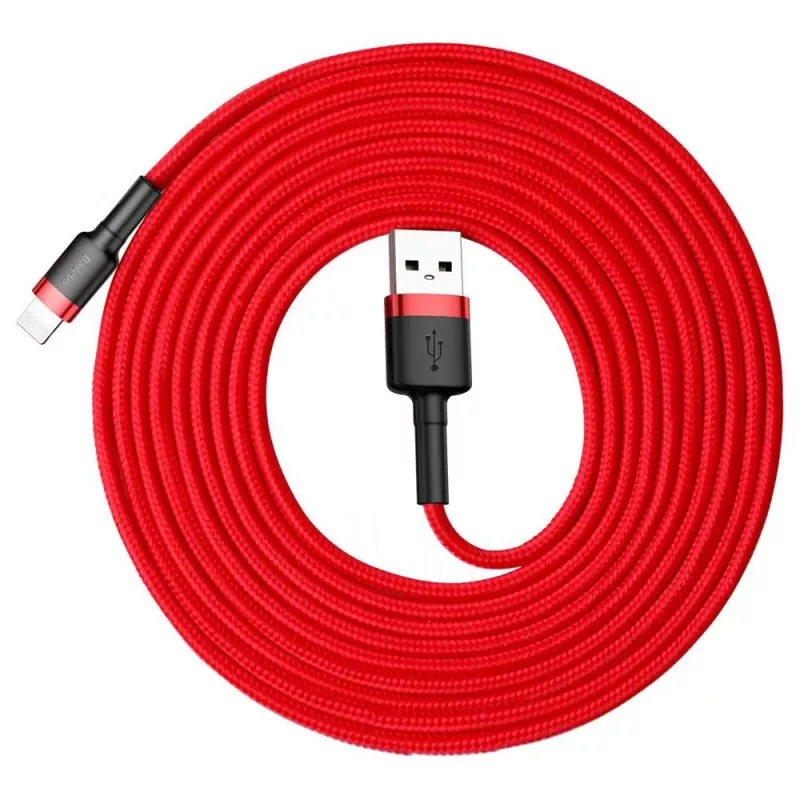 Baseus Cafule cavo Lightning 2A 3m rosso/nero (CALKLF-R09)
