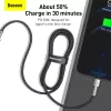 Baseus Cafule Series cavo in metallo USB-C a Lightning PD 20W 1m nero
