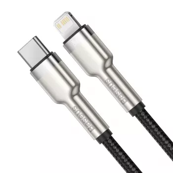 Baseus Cafule Series cavo in metallo USB-C a Lightning PD 20W 1m nero