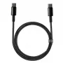 Baseus Tungsten Gold cavo da USB-C a USB-C, 100W, 1 m, nero