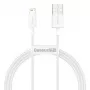 Baseus Superior Series Cavo da USB-A a Lightning, 2,4 A, 2 m, bianco (CALYS-C02)