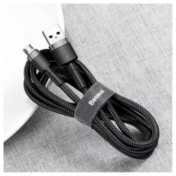 Baseus Cavo Cafule USB 2.0 da Type-A a Micro B Maschio-Maschio 2m (Nero)