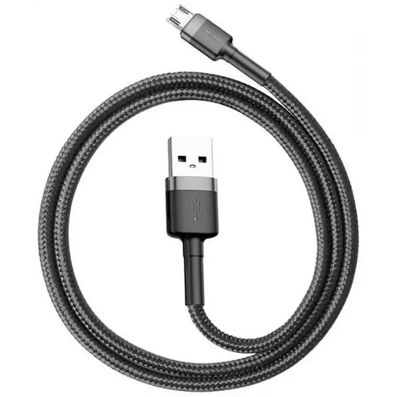 Baseus Cavo Cafule USB 2.0 da Type-A a Micro B Maschio-Maschio 2m (Nero)