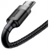 Baseus Cavo Cafule USB 2.0 da Type-A a Micro B Maschio-Maschio 2m (Nero)