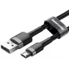 Baseus Cavo Cafule USB 2.0 da Type-A a Micro B Maschio-Maschio 2m (Nero)