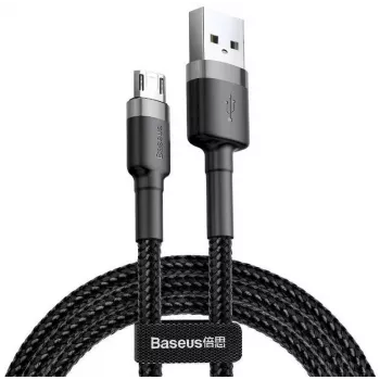 Baseus Cavo Cafule USB 2.0 da Type-A a Micro B Maschio-Maschio 2m (Nero)