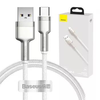 Baseus Cafule Cavo USB-A a USB-C, 66W, 1m, bianco