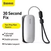 Baseus strumento per auto Rain Wing riparatore per tergicristalli, lega di alluminio argento (CRXFQ-0S)