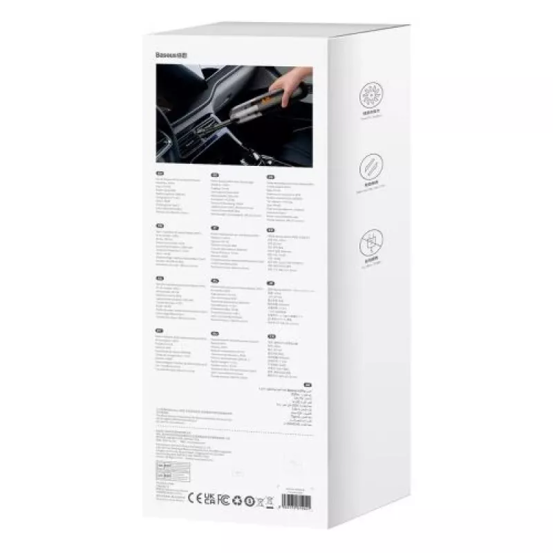 Baseus aspirapolvere per auto A2 Pro, aspirazione 6000Pa, 80W, nero