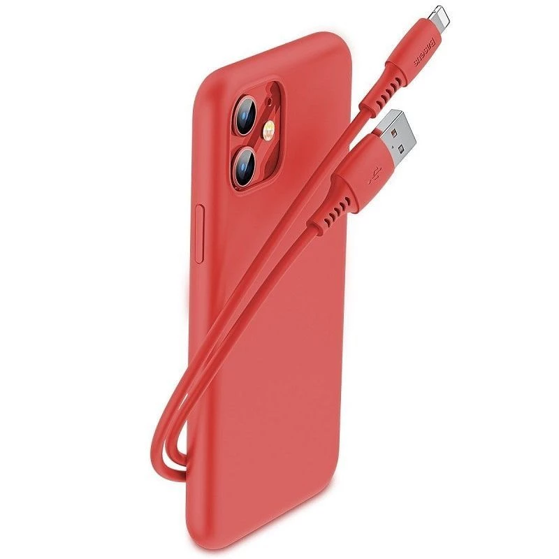 Baseus Colorful Cable USB-A a Lightning 2.4A 1.2m rosso