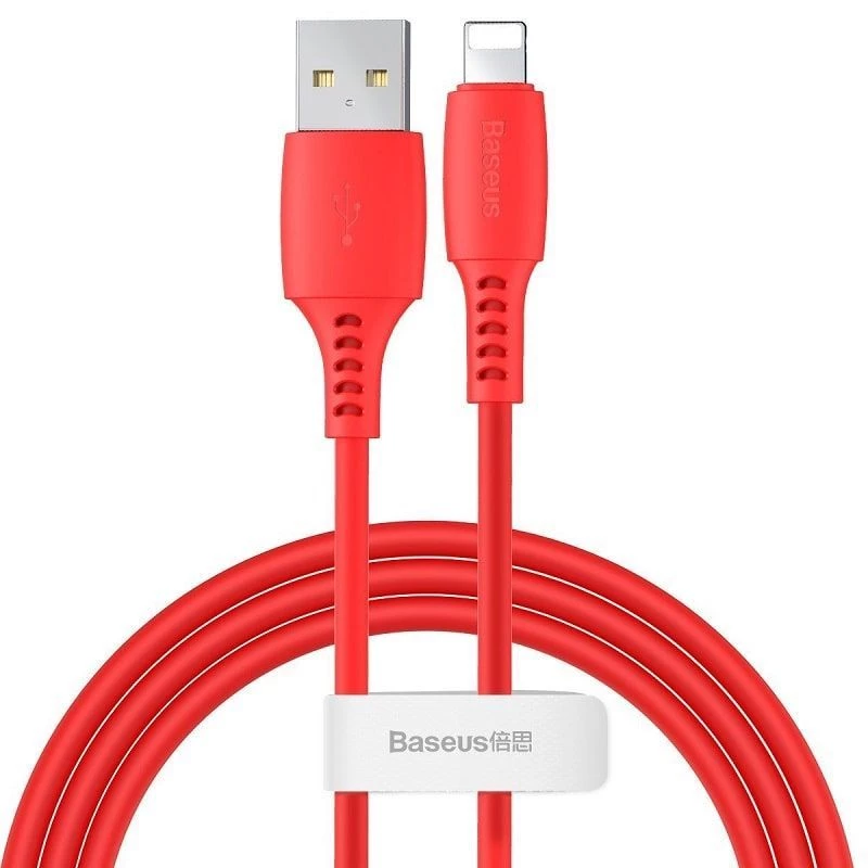 Baseus Colorful Cable USB-A a Lightning 2.4A 1.2m rosso