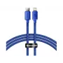 Baseus Cavo serie Crystal Shine USB-C a Lightning 1,2m blu 20W ricarica rapida e sincronizzazione dati