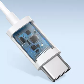 Baseus Encok C17 cuffie in-ear con filo e microfono USB Type-C bianco (NGCR010002)