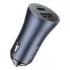 Baseus Caricabatterie da Auto Golden Contactor Pro 40W USB-A USB-C QC4.0+ PD SCP Grigio