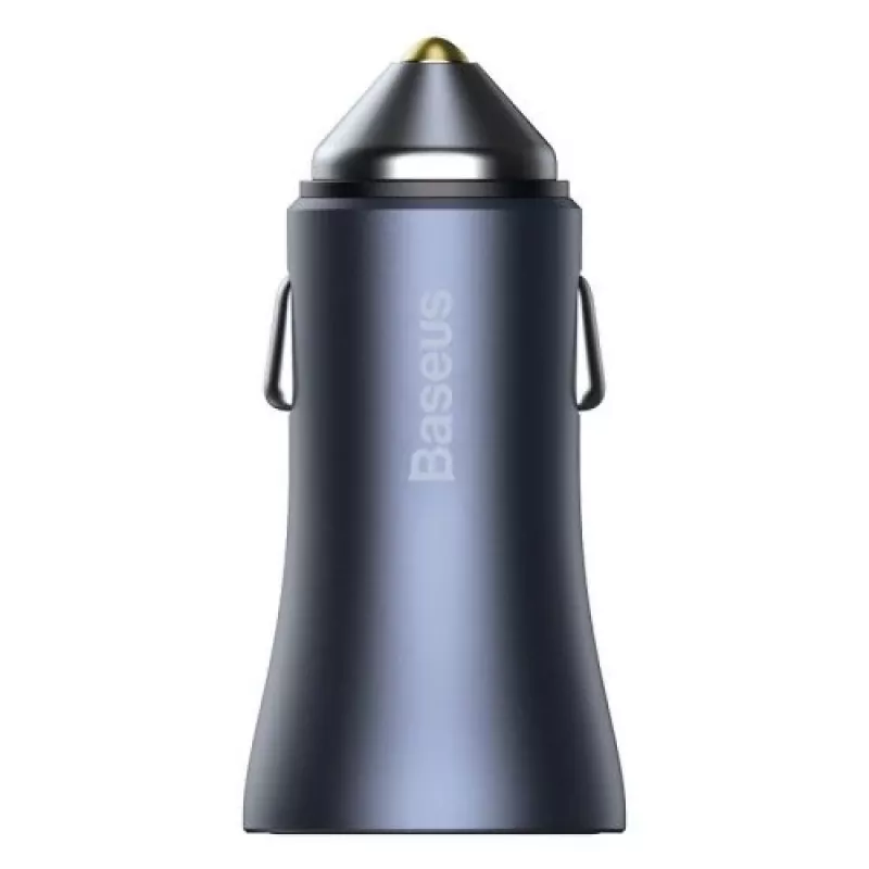 Baseus Caricabatterie da Auto Golden Contactor Pro 40W USB-A USB-C QC4.0+ PD SCP Grigio