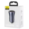 Baseus Caricabatterie da Auto Golden Contactor Pro 40W USB-A USB-C QC4.0+ PD SCP Grigio