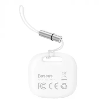 Baseus Home Intelligent T2 Pro portachiavi localizzatore wireless di chiavi e oggetti BT 5.0 bianco (FMTP000002)