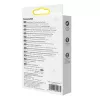 Baseus Home Intelligent T2 Pro portachiavi localizzatore wireless di chiavi e oggetti BT 5.0 bianco (FMTP000002)