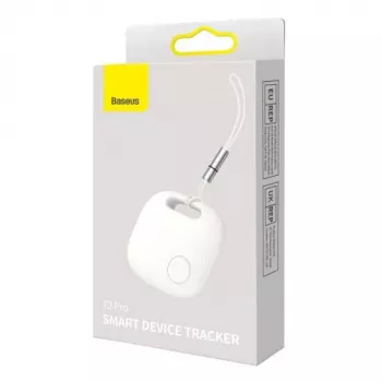 Baseus Home Intelligent T2 Pro portachiavi localizzatore wireless di chiavi e oggetti BT 5.0 bianco (FMTP000002)