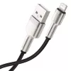 Baseus Cavo Dati Lightning Cafule Series in Metallo 2.4A 0.25m Nero