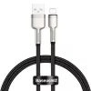 Baseus Cavo Dati Lightning Cafule Series in Metallo 2.4A 0.25m Nero