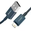 Baseus cavo Lightning serie Superior, ricarica rapida, dati 2,4A, 1m blu (CALYS-A03)