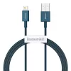 Baseus cavo Lightning serie Superior, ricarica rapida, dati 2,4A, 1m blu (CALYS-A03)