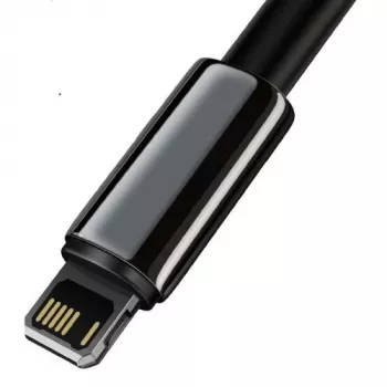 Baseus Cavo Lightning Serie Tungsten 2.4A, 1m Nero (CALWJ-01)