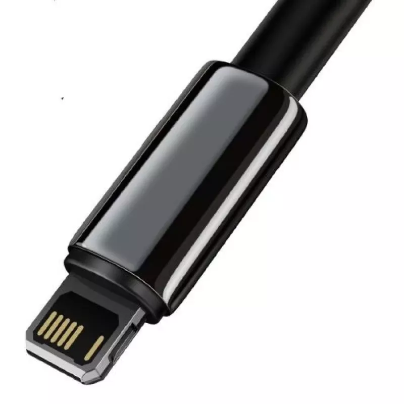 Baseus Cavo Lightning Serie Tungsten 2.4A, 1m Nero (CALWJ-01)