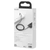 Baseus Cavo Lightning Serie Tungsten 2.4A, 1m Nero (CALWJ-01)