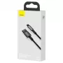 Baseus Cavo Lightning Serie Tungsten 2.4A, 1m Nero (CALWJ-01)