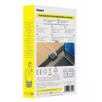 Baseus MagPro Caricatore a induzione wireless per Apple Watch, 2,5W, nero